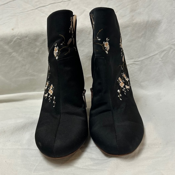 Nanette Lepore Floral Heeled Boots - Picture 2 of 4